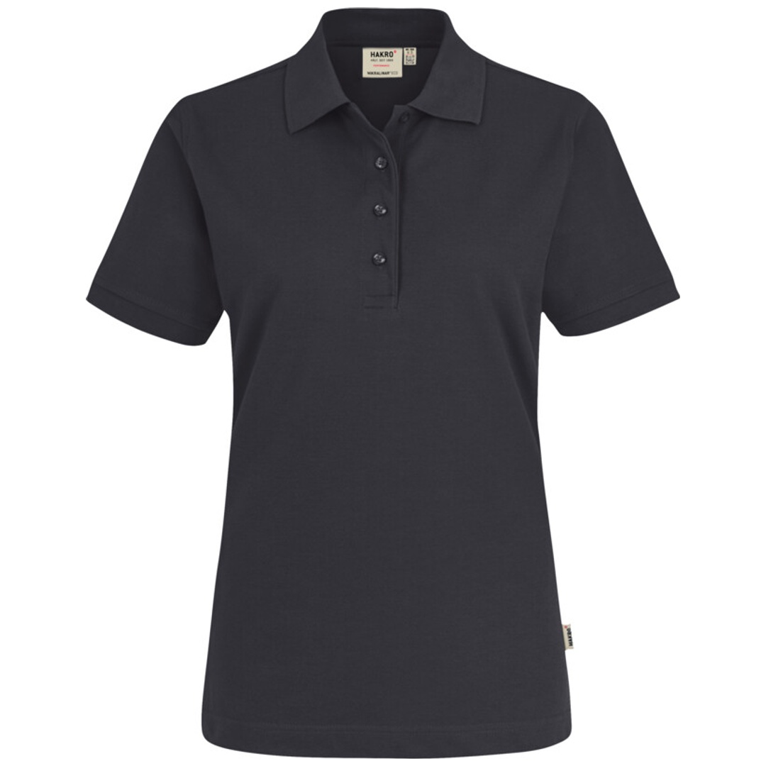 Hakro Damen Poloshirt Mikralinar ECO #369 Gr. XS karbongrau