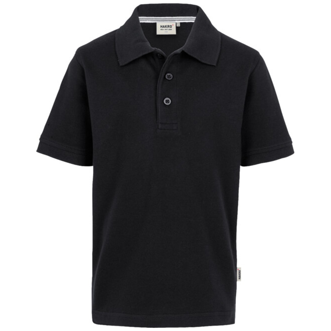 HAKRO Poloshirt Kids #400 Gr. 140 schwarz