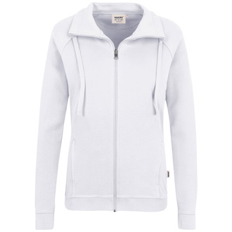 Hakro Damen Sweatjacke College #406 Gr. S weiß