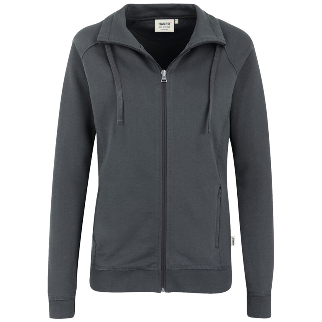 Hakro Damen Sweatjacke College #406 Gr. XS anthrazit