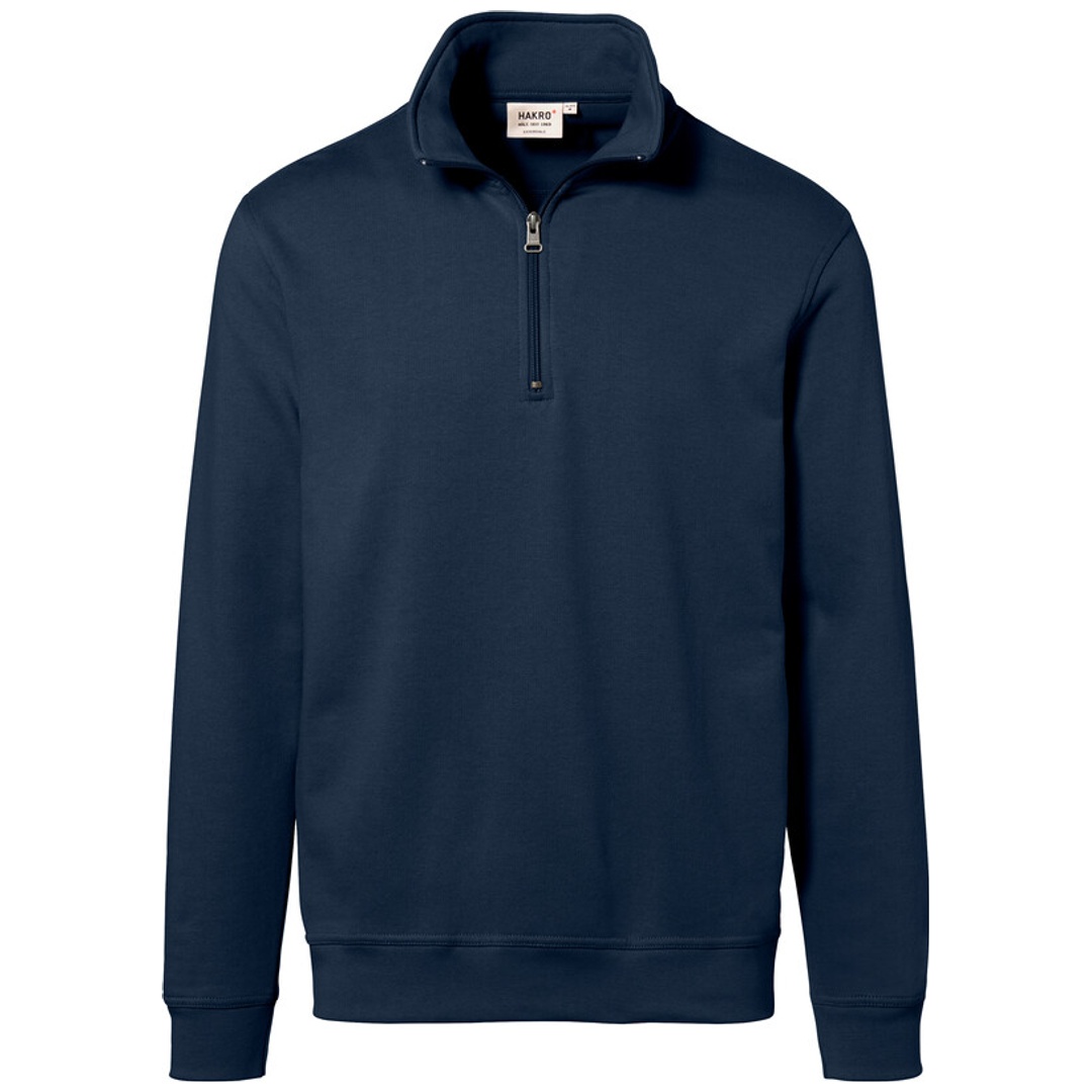 HAKRO Zip Sweatshirt Premium #451 Gr. S marine