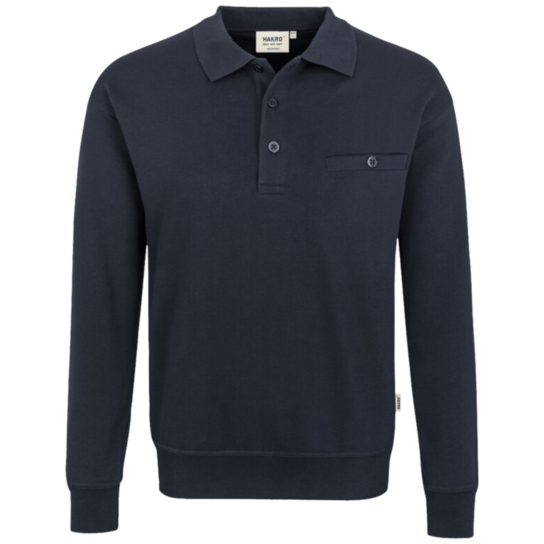 Hakro Herren Pocket Sweatshirt Premium langarm #457 Gr. XS tinte