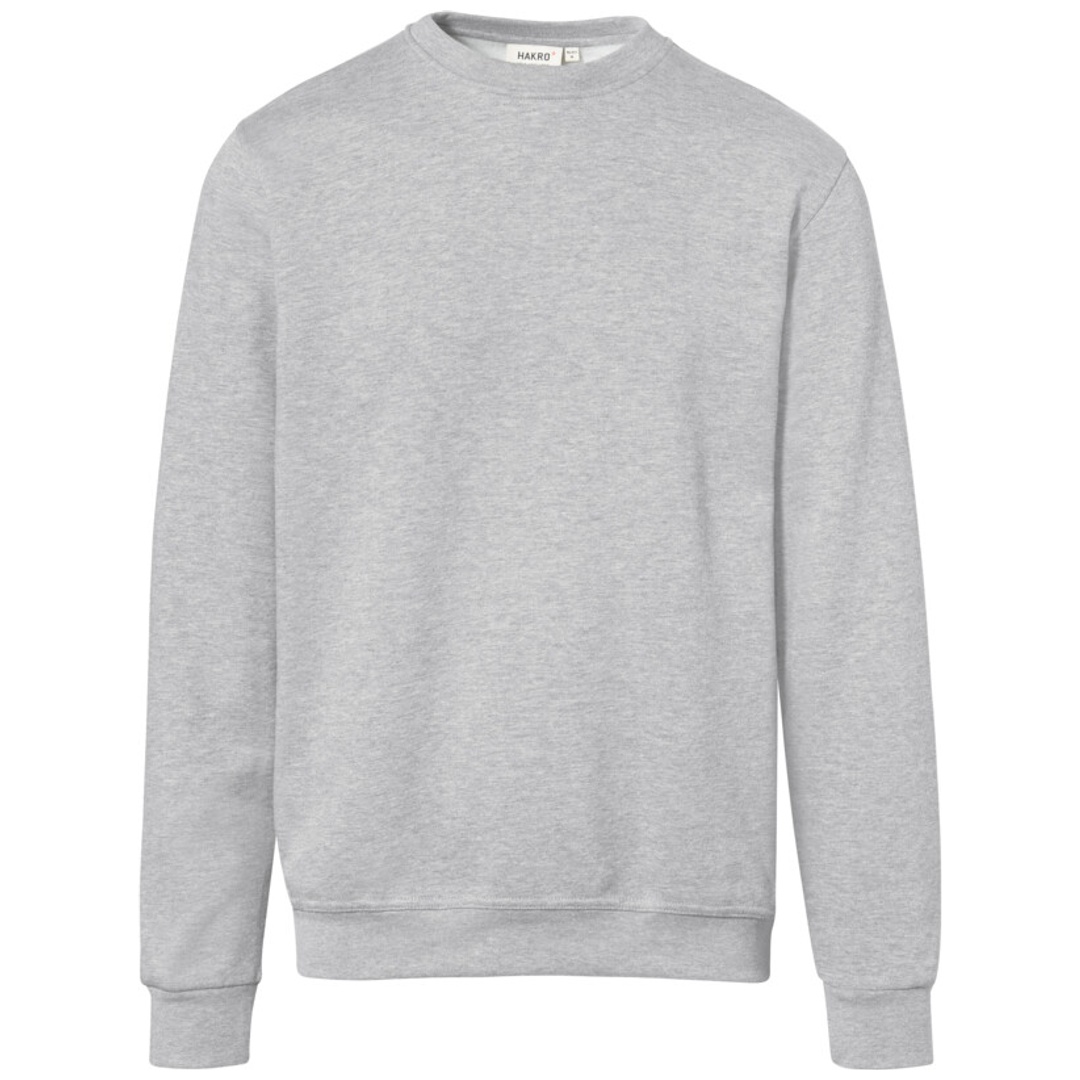 HAKRO Sweatshirt Premium #471 Gr. L ash meliert