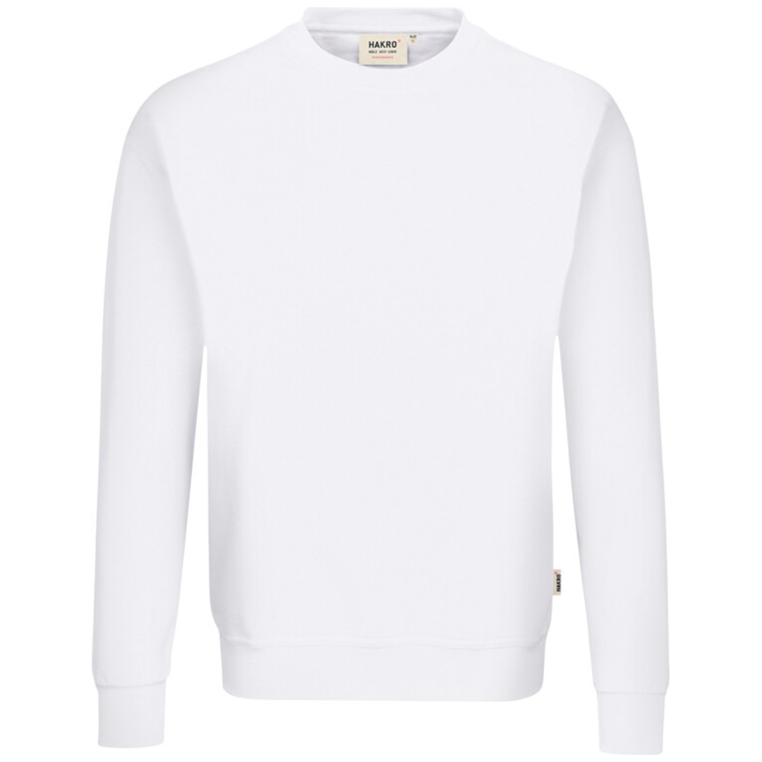 HAKRO Sweatshirt Performance #475 Gr. L weiß