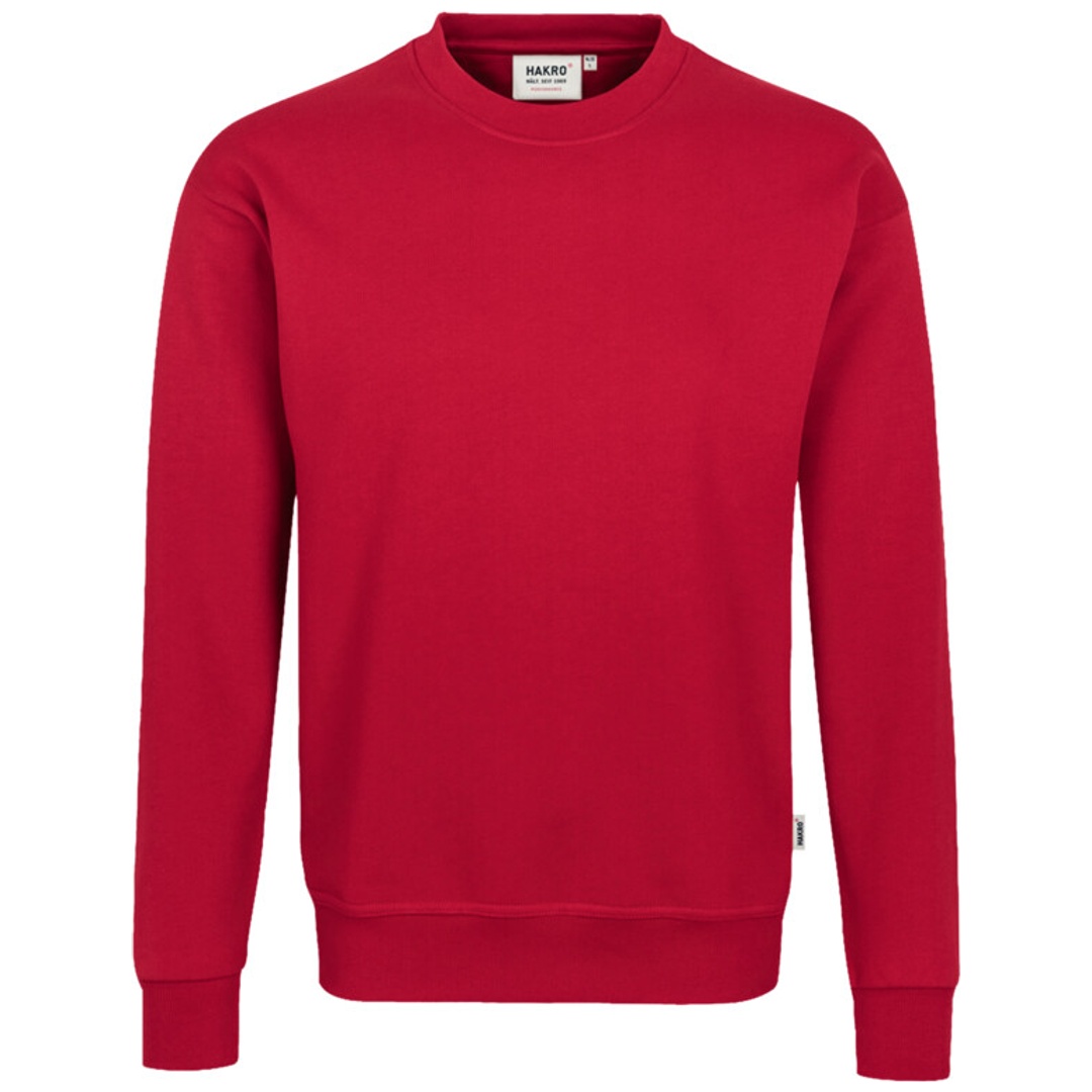 HAKRO Sweatshirt Performance #475 Gr. 3XL rot