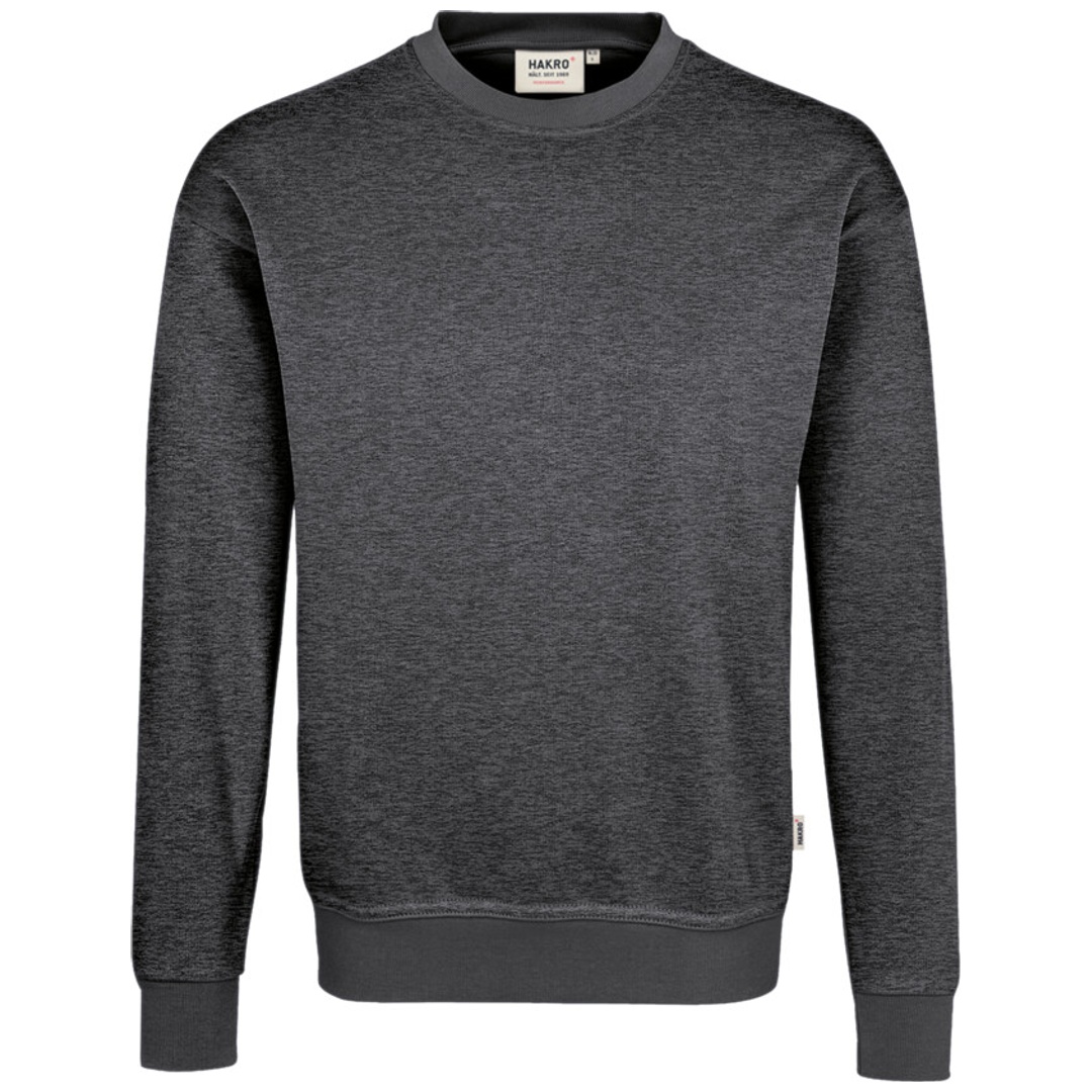 HAKRO Sweatshirt Performance #475 Gr. 4XL anthrazit-meliert