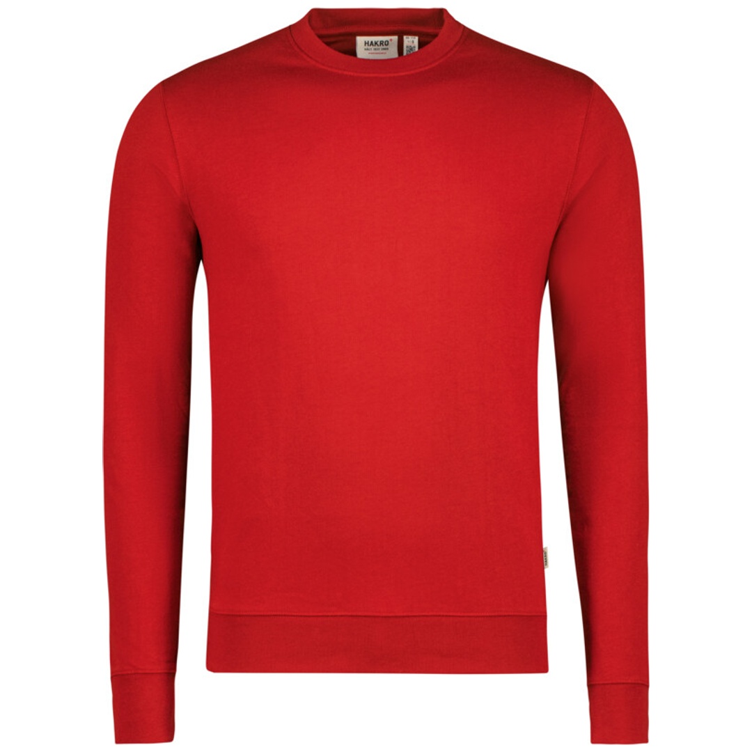 HAKRO Sweatshirt MIKRALINAR® ECO GRS #550 Gr. 2XS rot