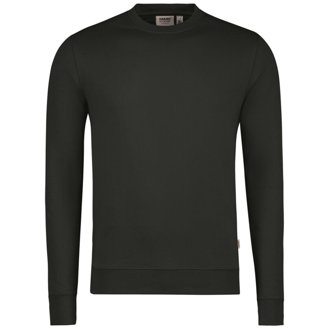 HAKRO Sweatshirt MIKRALINAR® ECO GRS #550 Gr. 5XL karbongrau