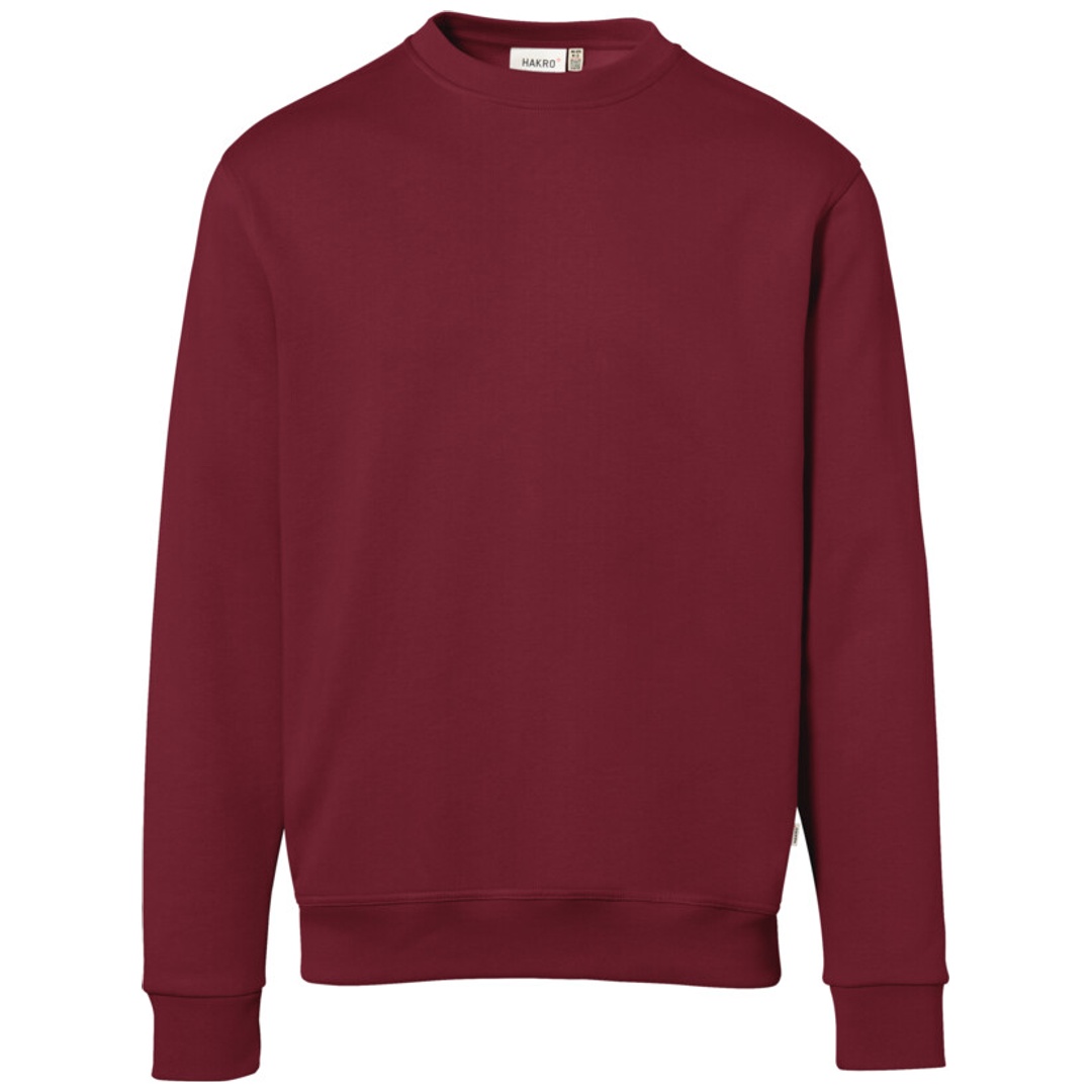 Hakro Sweatshirt Bio-Baumwolle GOTS #570 Gr. 2XL weinrot