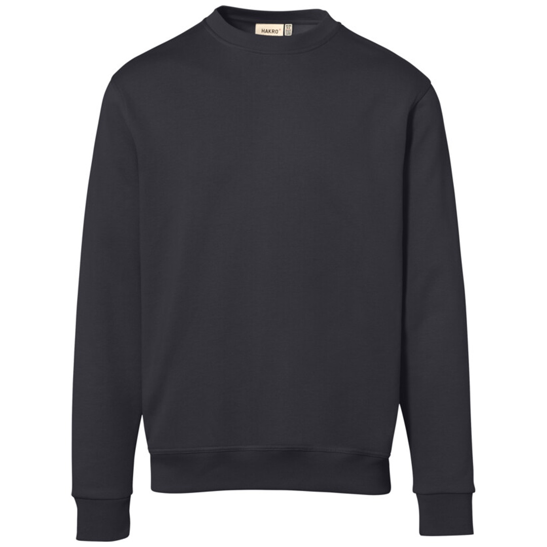 Hakro Sweatshirt Bio-Baumwolle GOTS #570 Gr. 3XL karbongrau