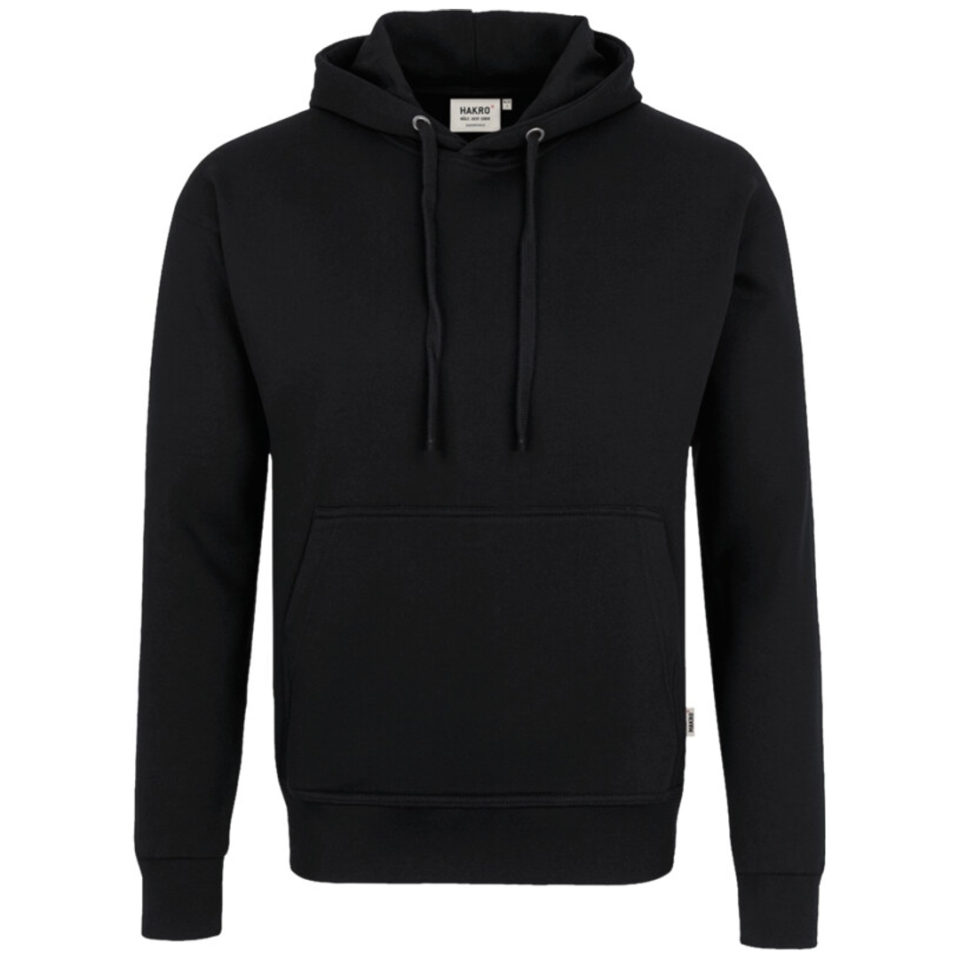 HAKRO Kapuzen-Sweatshirt Premium #601 Gr. 5XL schwarz