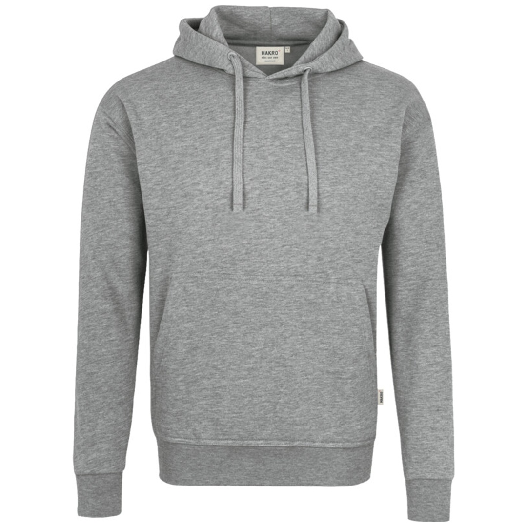 HAKRO Kapuzen-Sweatshirt Premium #601 Gr. XL grau meliert