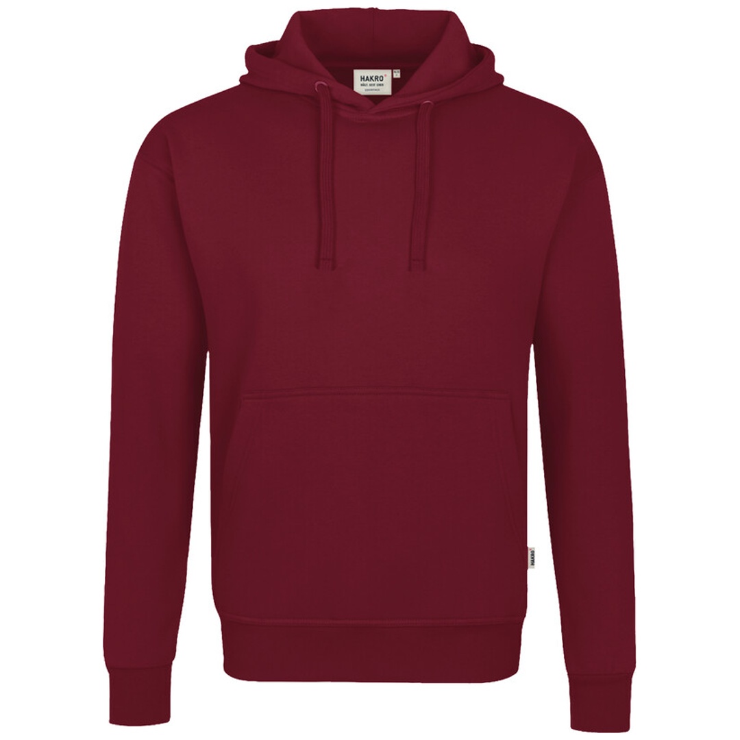HAKRO Kapuzen-Sweatshirt Premium #601 Gr. S weinrot