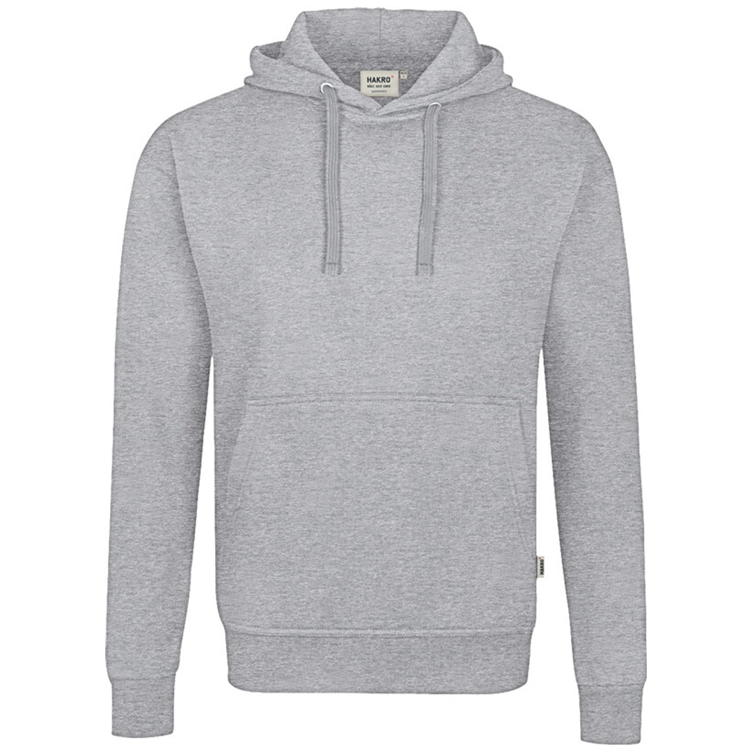 HAKRO Kapuzen-Sweatshirt Premium #601 Gr. XS ash meliert