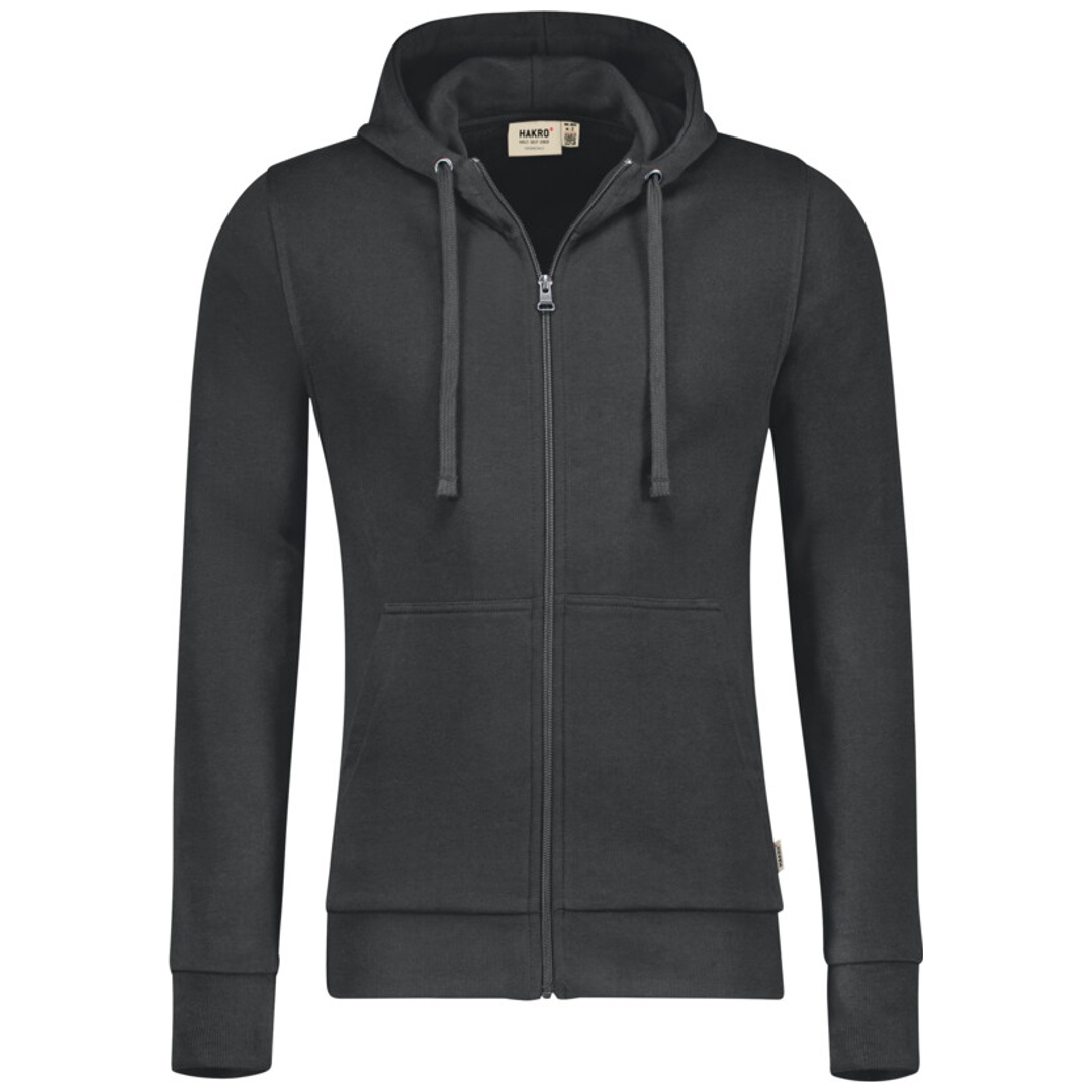 HAKRO Kapuzen-Sweatjacke Premium Herren #605 Gr. 2XL anthrazit