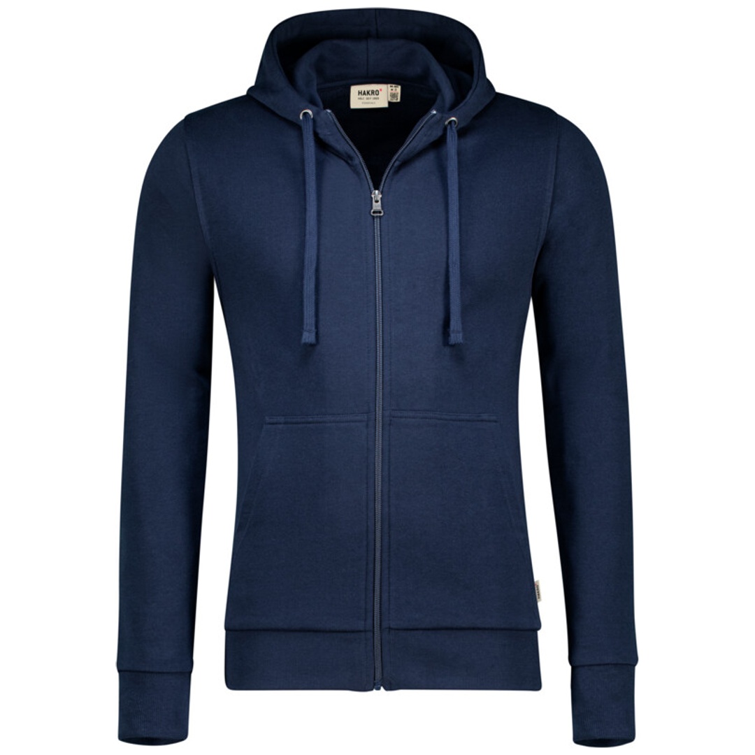 HAKRO Kapuzen-Sweatjacke Premium Herren #605 Gr. XL tinte