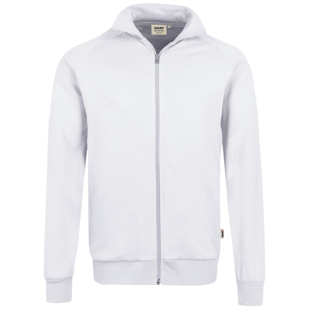 HAKRO Sweatjacke Premium #606 Gr. 3XL weiß