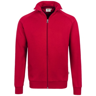 HAKRO Sweatjacke College Herren #606 Gr. M rot