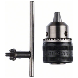 Bosch Zahnkranzbohrfutter bis 13 mm, 1,5 - 13 mm, 1/2" - 20, für Rechts-/Linkslauf