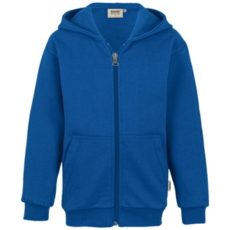 HAKRO Kapuzen-Jacke Premium Kids #620 Gr. 116 royal