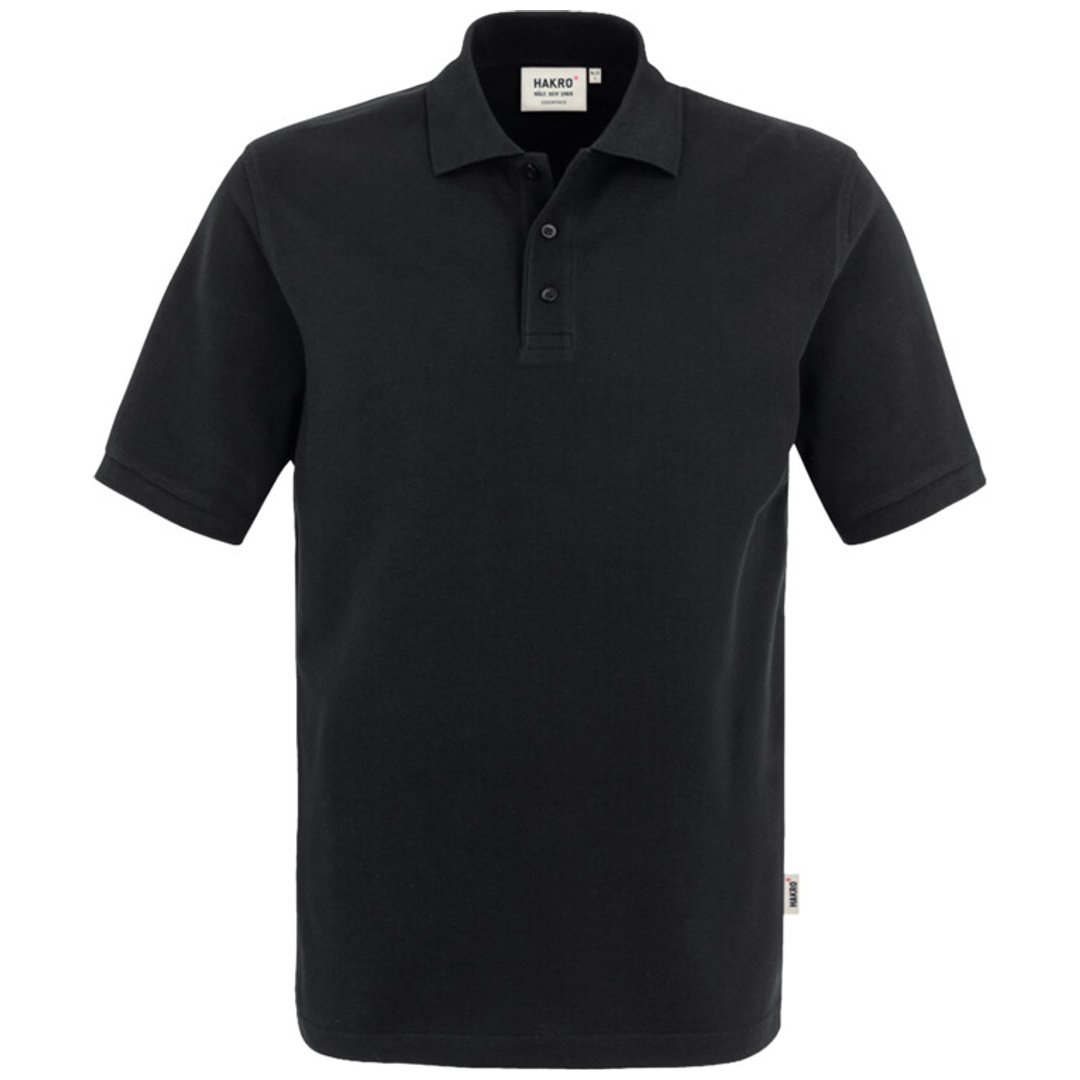 Hakro Herren Poloshirt Top #800 Gr. M schwarz