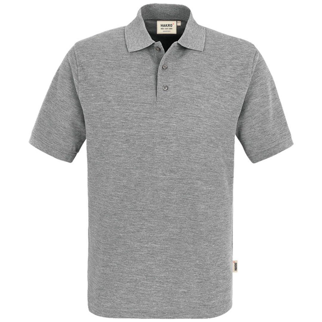 Hakro Herren Poloshirt Top #800 Gr. 3XL grau meliert