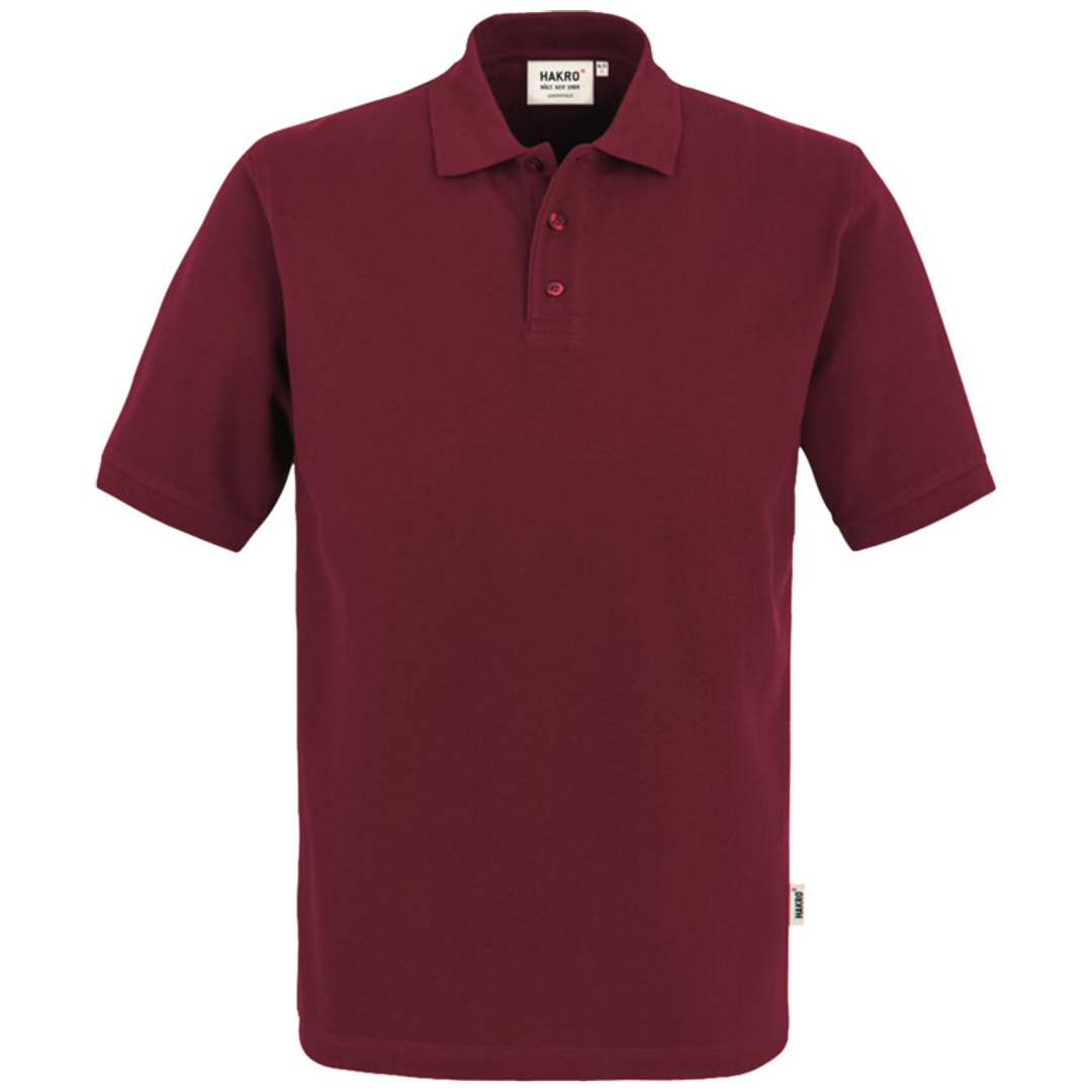 Hakro Herren Poloshirt Top #800 Gr. S weinrot