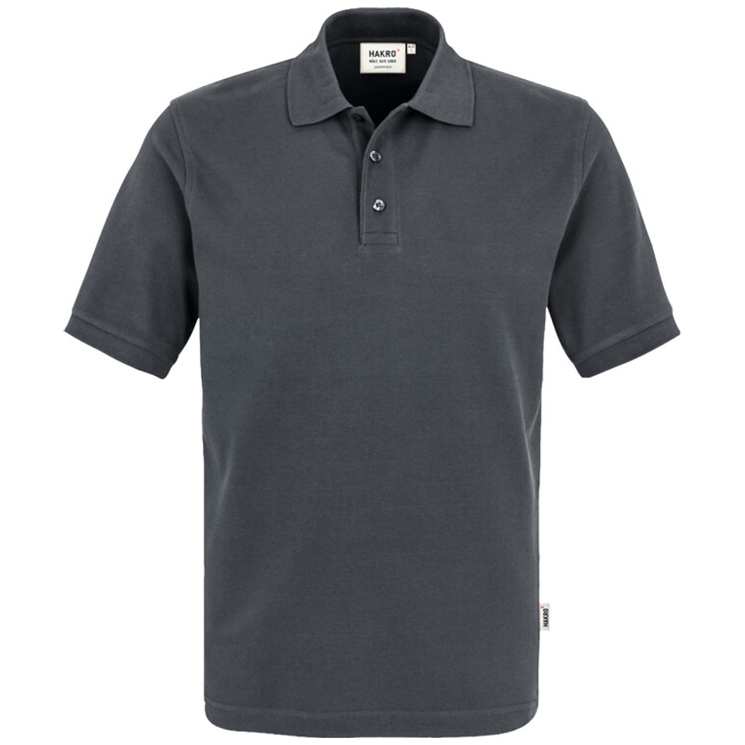 Hakro Herren Poloshirt Top #800 Gr. L anthrazit