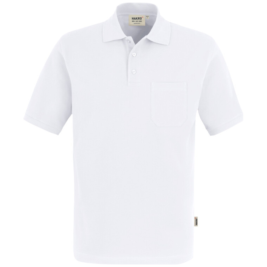 Hakro Herren Pocket-Poloshirt Top #802 Gr. 3XL weiß