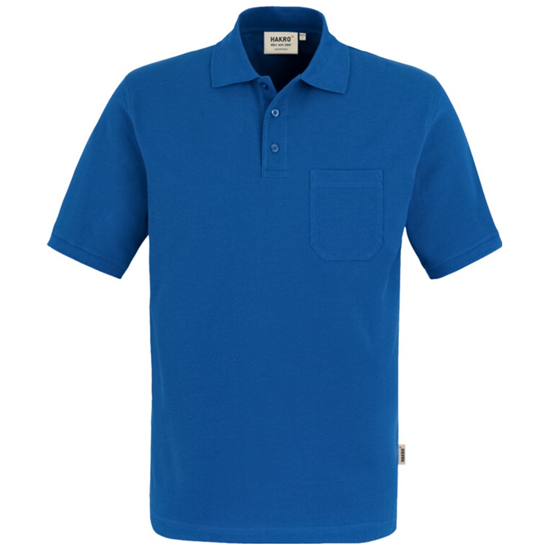 Hakro Herren Pocket-Poloshirt Top #802 Gr. 3XL royal