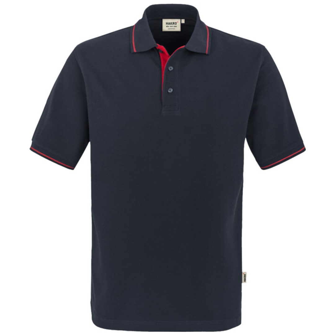 HAKRO Poloshirt Casual Herren #803 Gr. 3XL tinte/rot