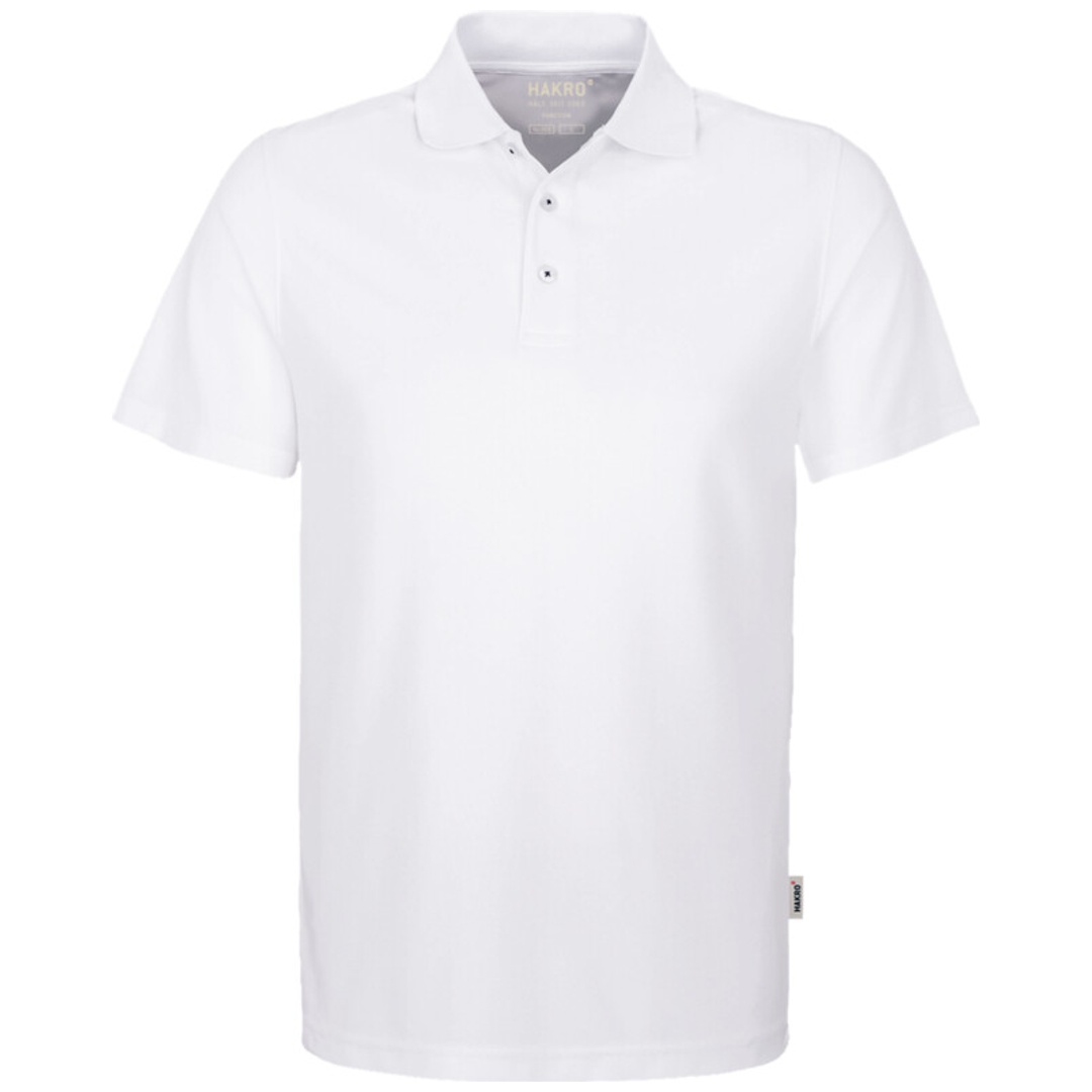 HAKRO Poloshirt Coolmax #806 Herren Gr. L weiß