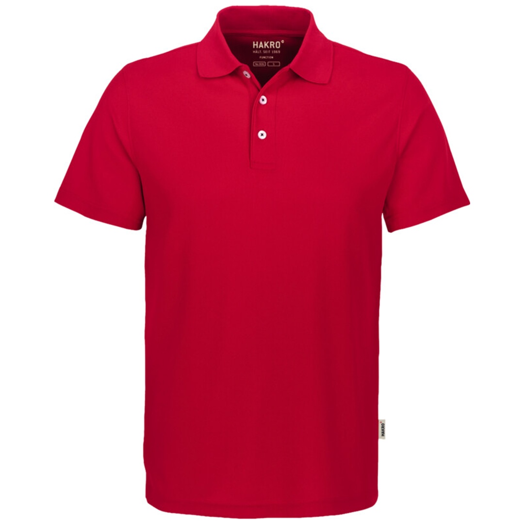 HAKRO Poloshirt Coolmax #806 Herren Gr. L rot