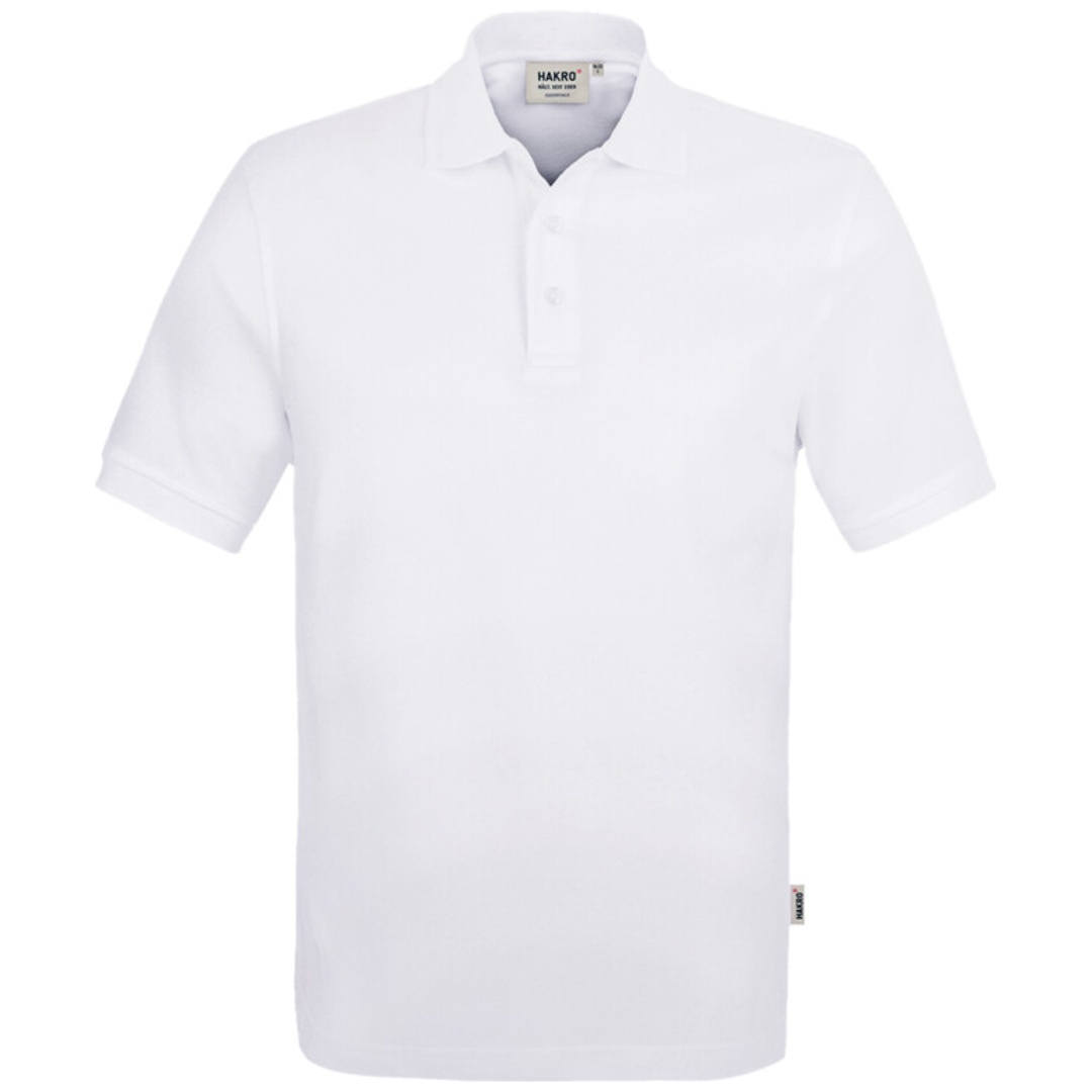 HAKRO Poloshirt Classic Herren #810  Gr. L weiß