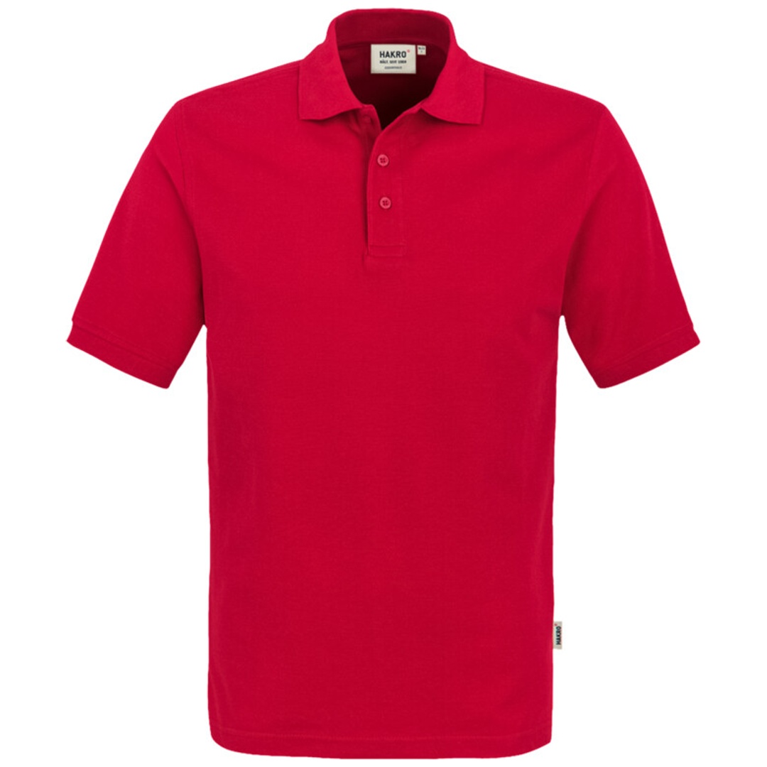 HAKRO Poloshirt Classic Herren #810  Gr. L rot