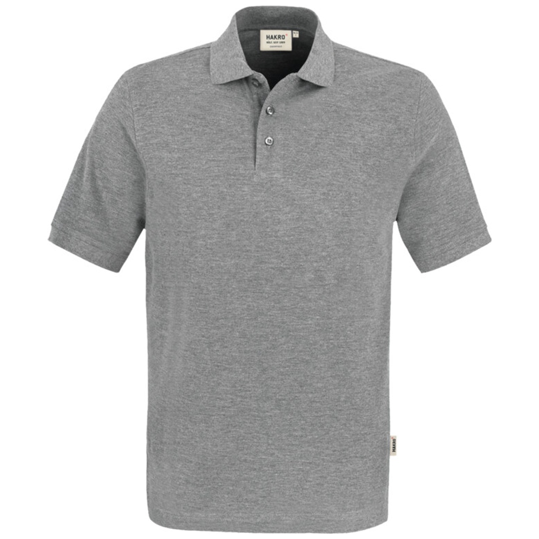 HAKRO Poloshirt Classic Herren #810  Gr. XL grau-meliert