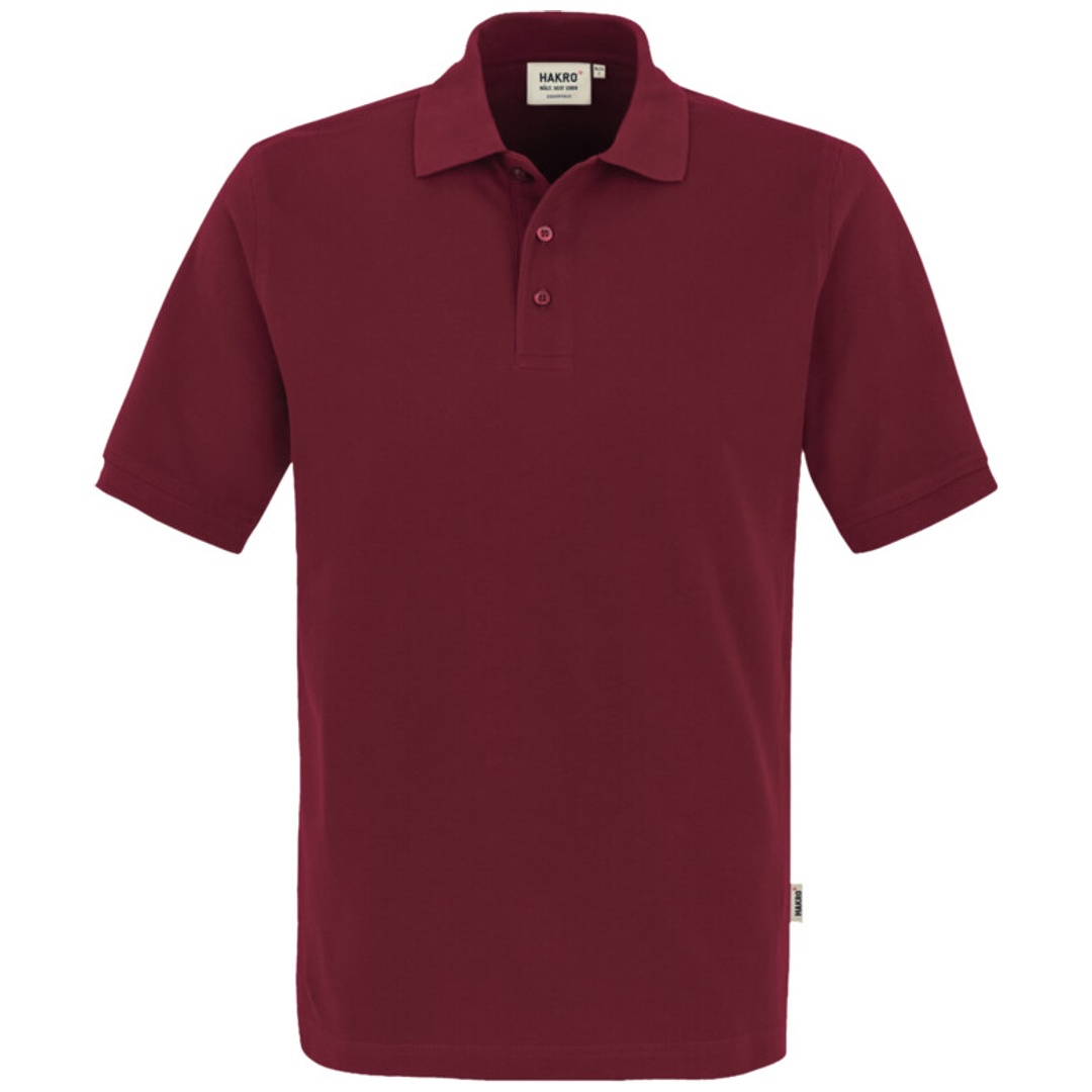 HAKRO Poloshirt Classic Herren #810  Gr. XS weinrot