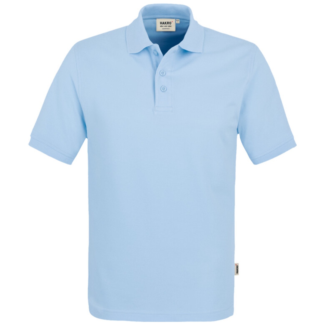 HAKRO Poloshirt Classic Herren #810  Gr. S eisblau