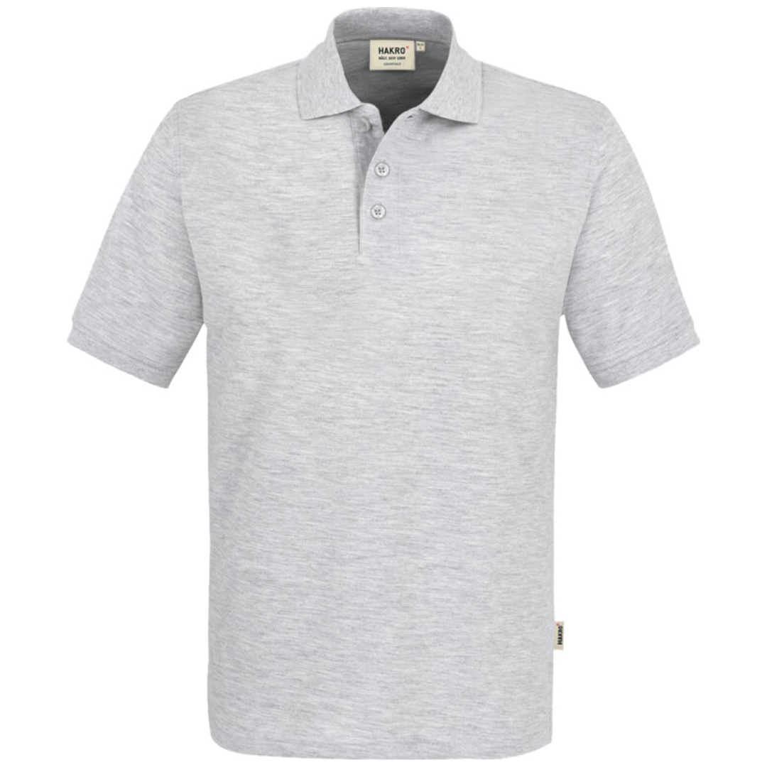 HAKRO Poloshirt Classic Herren #810  Gr. XS ash-meliert