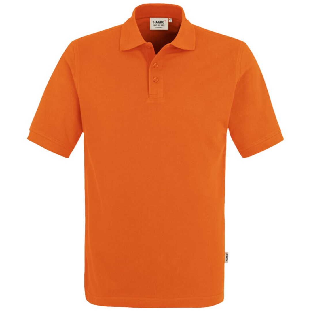 HAKRO Poloshirt Classic Herren #810  Gr. L orange