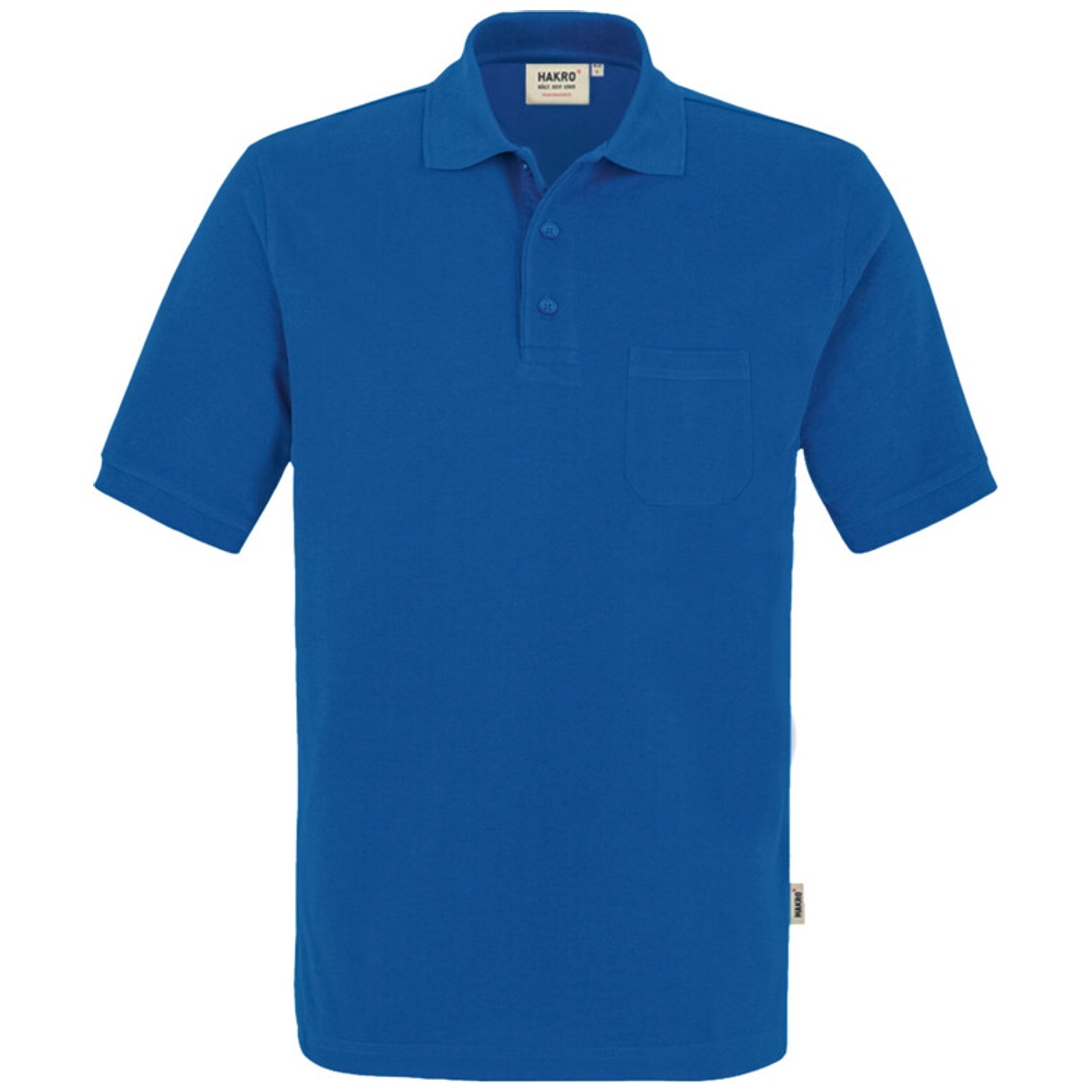 HAKRO Poloshirt Pocket Performance Herren #812 Gr. 3XL royalblau