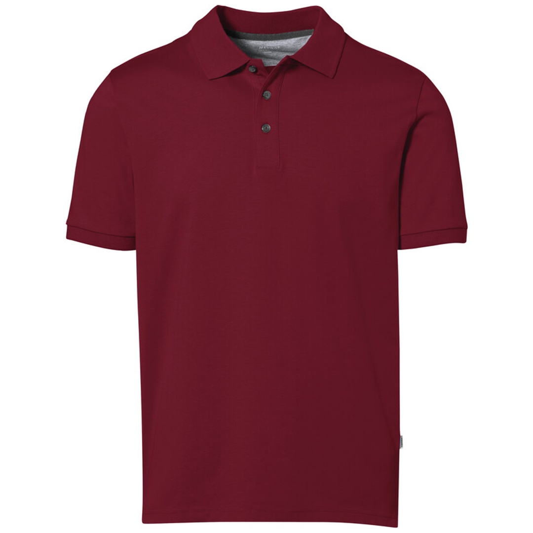 Hakro Herren Poloshirt Cotton-Tec #814 Gr. M weinrot