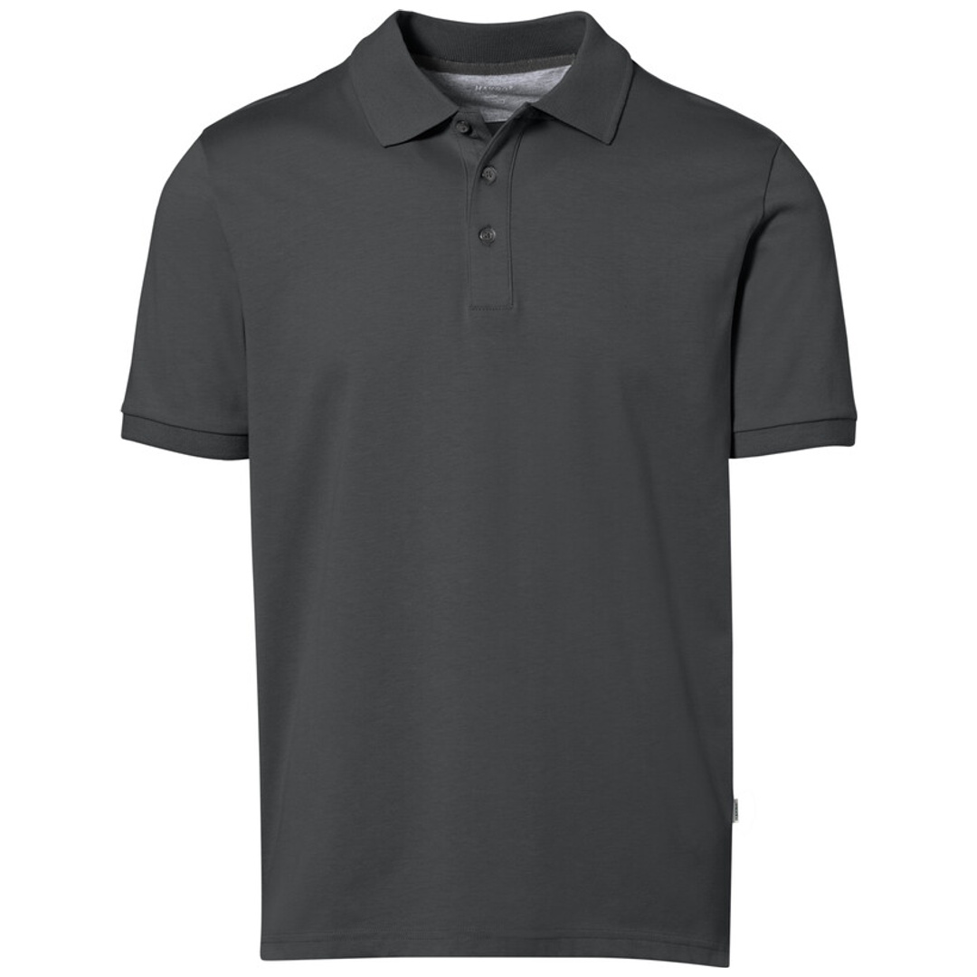 Hakro Herren Poloshirt Cotton-Tec #814 Gr. S anthrazit