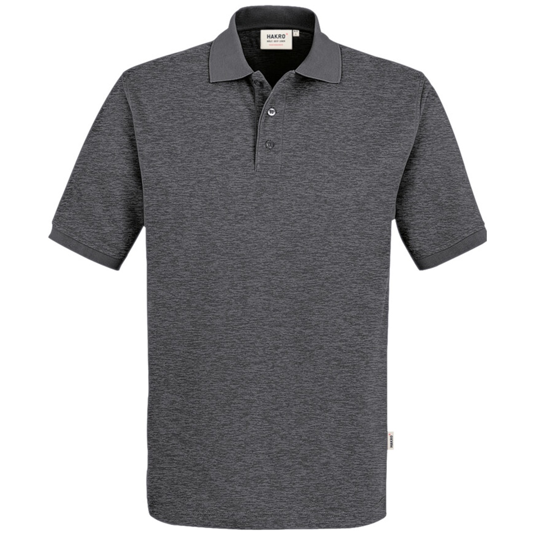 Hakro Herren Poloshirt MIKRALINAR Comfort Fit #816 Gr. 3XL anthrazit-meliert