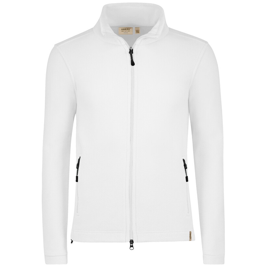 Hakro Herren Fleece-Jacke ECO #846 Gr. L weiß