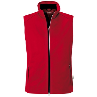HAKRO Light Softshell-Weste Edmonton Herren #854 Gr. M rot
