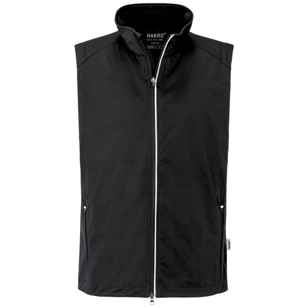 HAKRO Light Softshell-Weste Edmonton Herren #854 Gr. 6XL schwarz