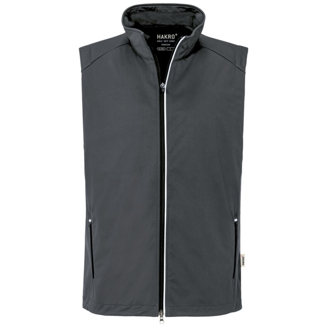 HAKRO Light Softshell-Weste Edmonton Herren #854 Gr. XS anthrazit