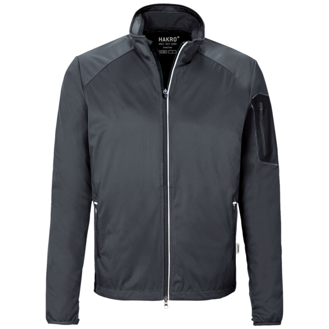 Hakro Herren Light-Softshell-Jacke Brantford #856 Gr. L anthrazit