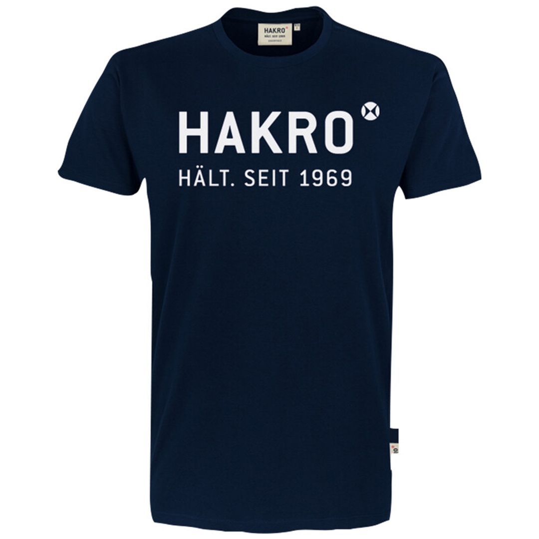 HAKRO T-Shirt Logo #1969 Gr. L tinte